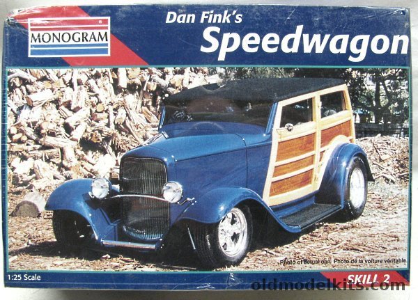 Monogram 1/25 Dan Fink's Speedwagon (Ford Woody Wagon), 85-7606 plastic model kit